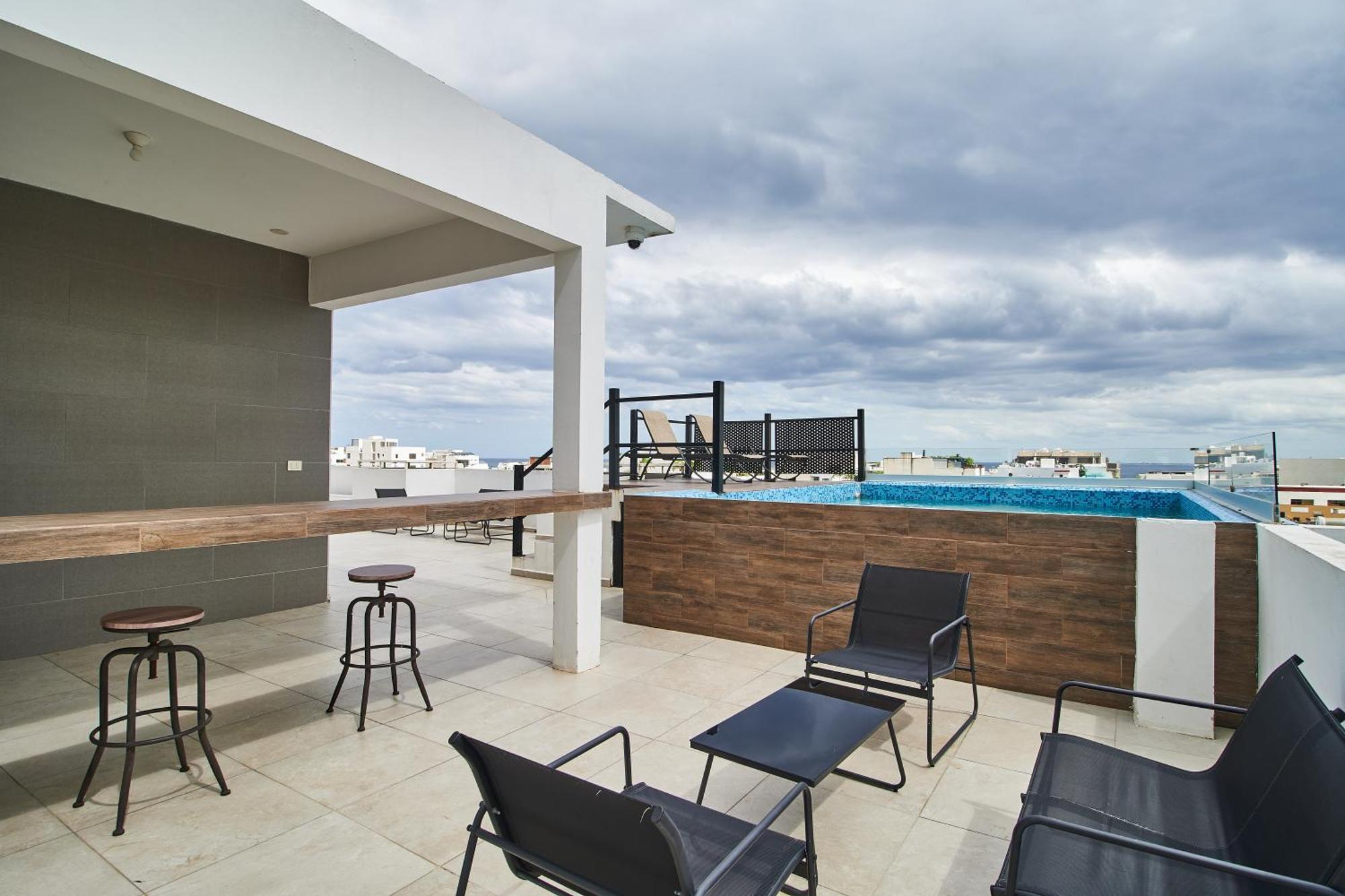 Torre 42 Playa Del Carmen By Lockey Lejlighedshotel Eksteriør billede