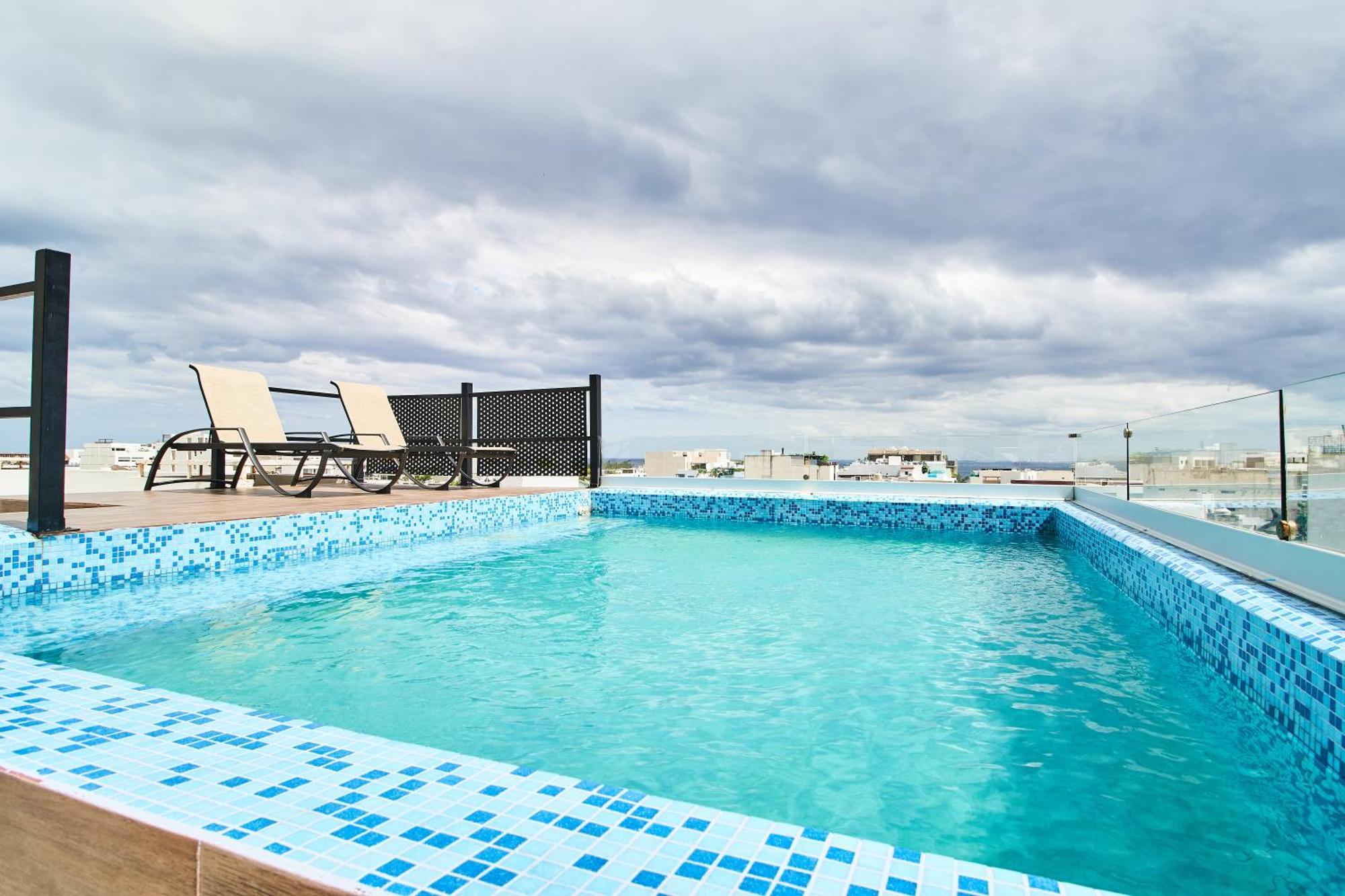 Torre 42 Playa Del Carmen By Lockey Lejlighedshotel Eksteriør billede